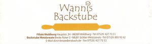 Wannis Backstube